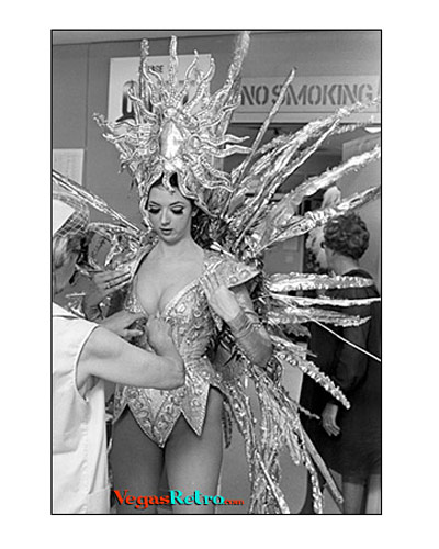 Dressing a showgirl