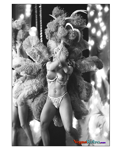 Image of topless Showgirl from "Vive Paris Vive" show in Las Vega...