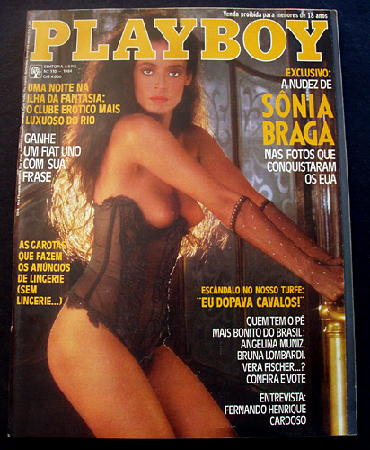 Playboy Brazil Sept 1984 - Brazilian Playboy magazines from the